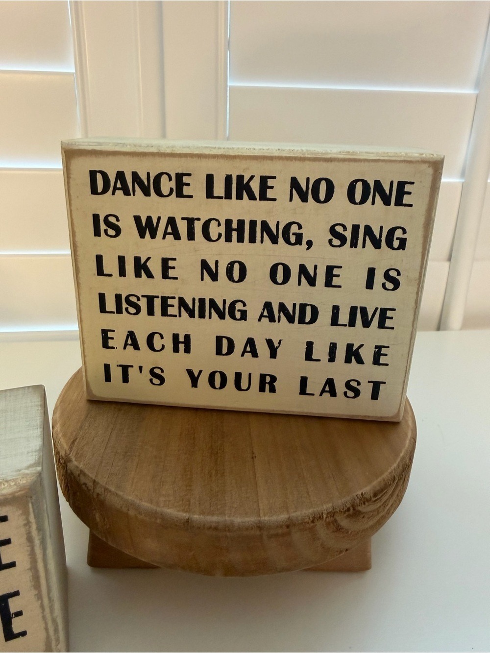 2 Inspirational Wooden Block Signs - Picture 3 of 5
